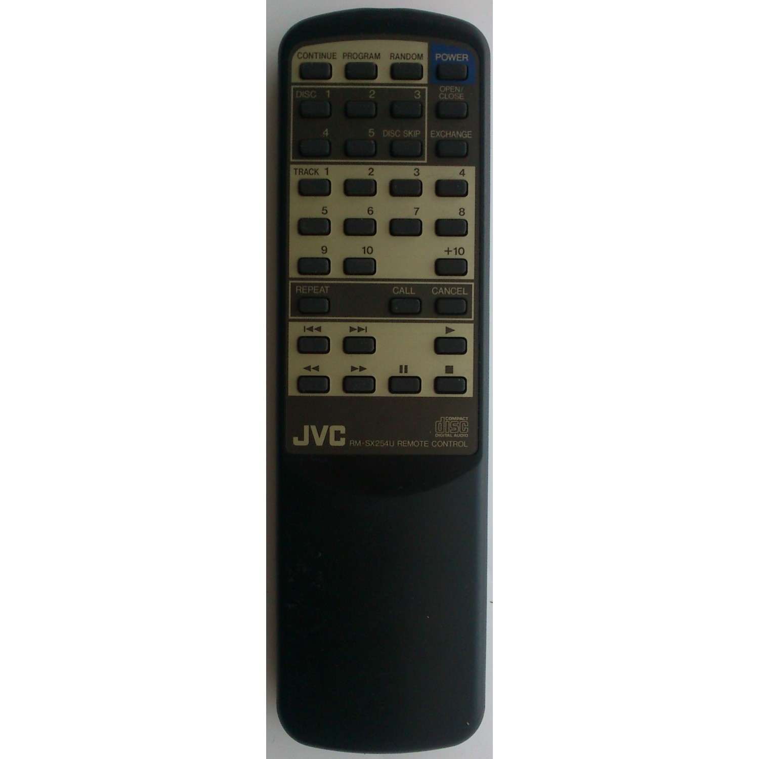 CONTROL REMOTO PARA SISTEMA DE AUDIO / JVC RM-SX254U MODELOXL-F254